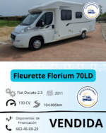 Autocaravana Perfilada Fiat FLEURETTE Florium 70LD