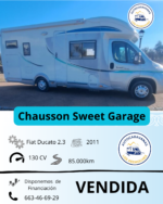 Autocaravana Perfilada Chausson Sweet Garage
